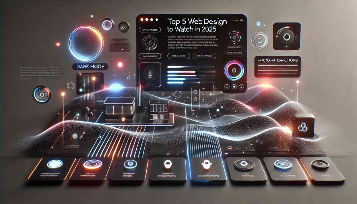 Top 5 Web Design Trends to Watch in 2025